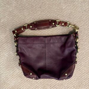 Coach Purple Leather Purse